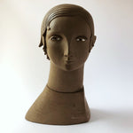 Testanera - Handmade terracotta sculpture by Chartroux Paola - Fp Art Online