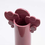 Violetta - Cyclamen glazed bubble family ceramic vase by CuoreCarpenito - Fp Art Online